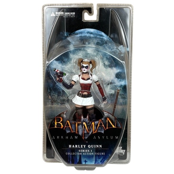 NEW DC Batman Arkham Asylum Harley Quinn Series 1 Action Figure DC Direct - Picture 1 of 5